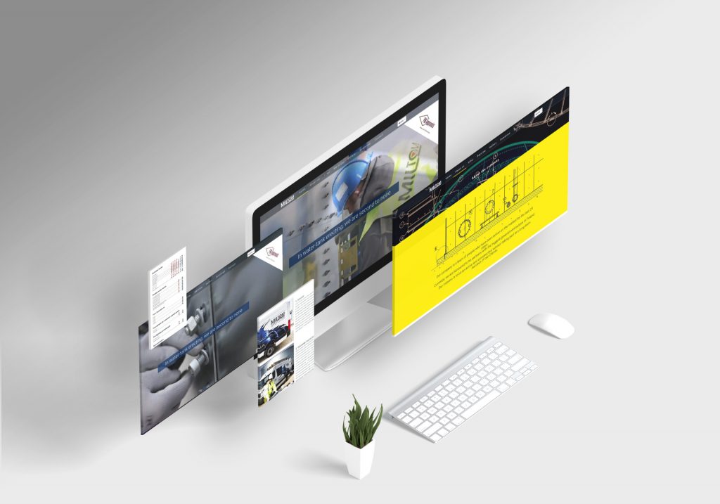 New advertising website and refreshed web image for industrial company Miltom